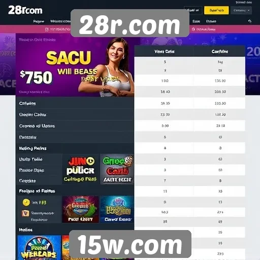 Comparação entre 28r.com e outros sites de jogos