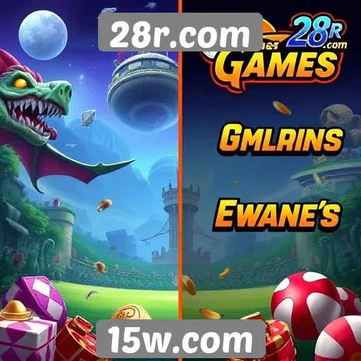 Comparativo entre jogos disponíveis em 28r.com